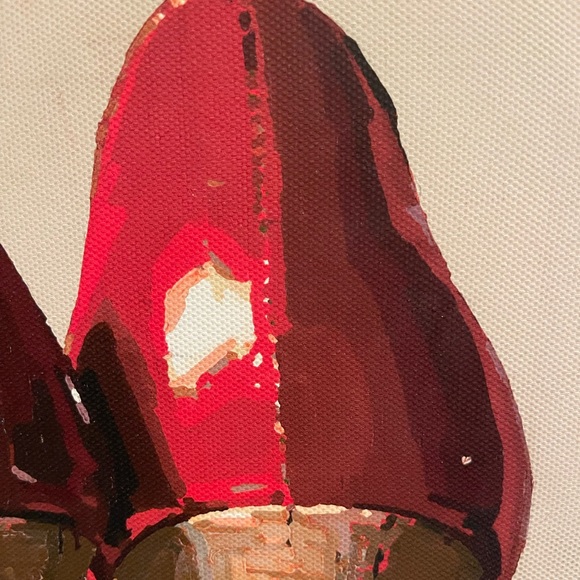 Red Shoes 12”x12” Canvas Art / Wall Hanging - Picture 4 of 5